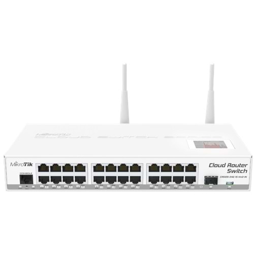 Cloud Router Switch L3 / 24 Port Gigabit 1 SFP 2.4Ghz Wireless