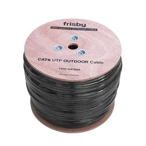 FRISBY CAT6 UTP DIŞ MEKAN 23AWG Outdoor Kablo FNW-CAT624 (305m)