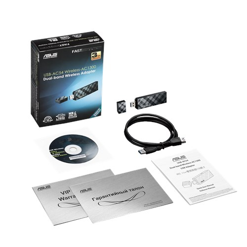 ASUS USB-AC54 DualBand AC-1300 Kablosuz USB AdaptöR